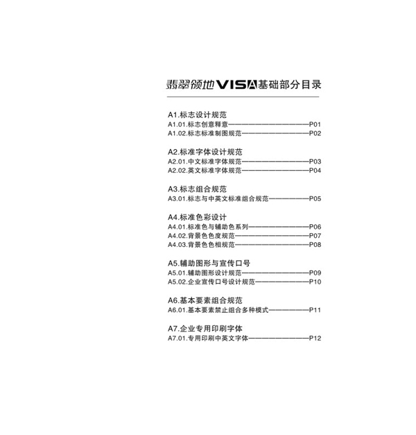 翡翠領(lǐng)地品牌 VIS設(shè)計(jì)